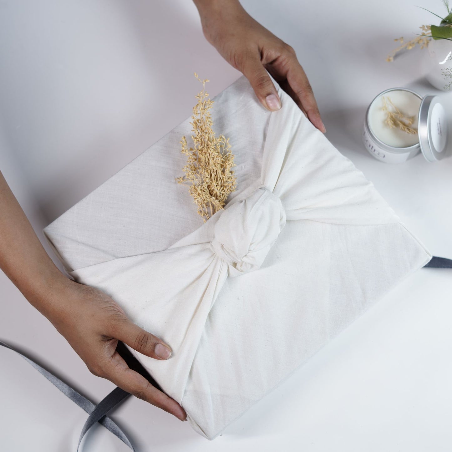 Sustainable Wellness Hamper for all by Ekatra - Indigo Stripes