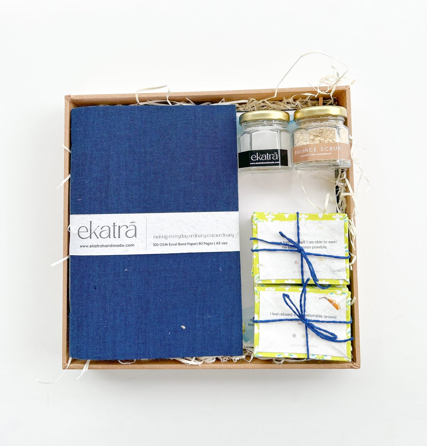 Ekatra Self care box : Elevate Your Well-Being with our Thoughtfully Curated Collection | Sustainable | Eco friendly | 10 Products