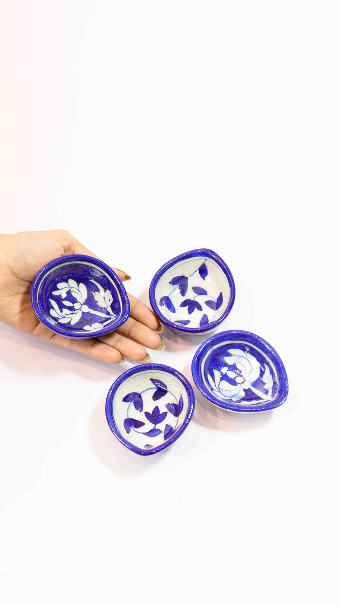 Blue pottery
