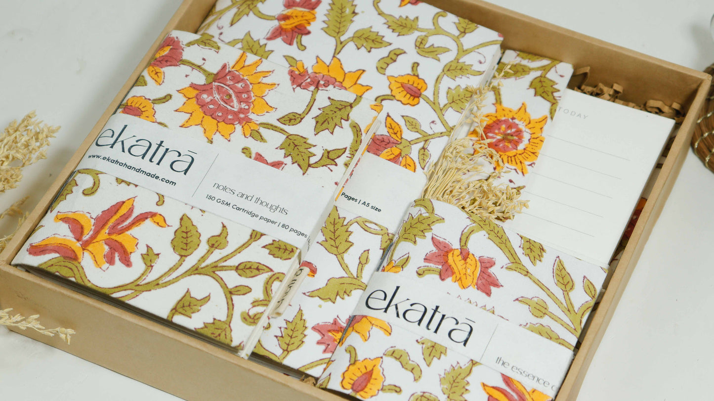 Stationery Loaded Gift hamper personalized by Ekatra Loaded Gift Box - Pink Floral