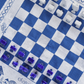 Blue Pottery Chess Set