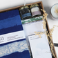 Sustainable Gratitude Hamper by Ekatra -Indigo Stripes