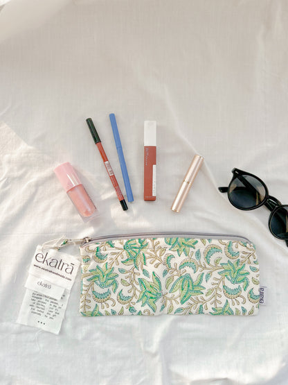 Sustainable Cotton Travel Pouch/Organizer by Ekatra - Small Pouch