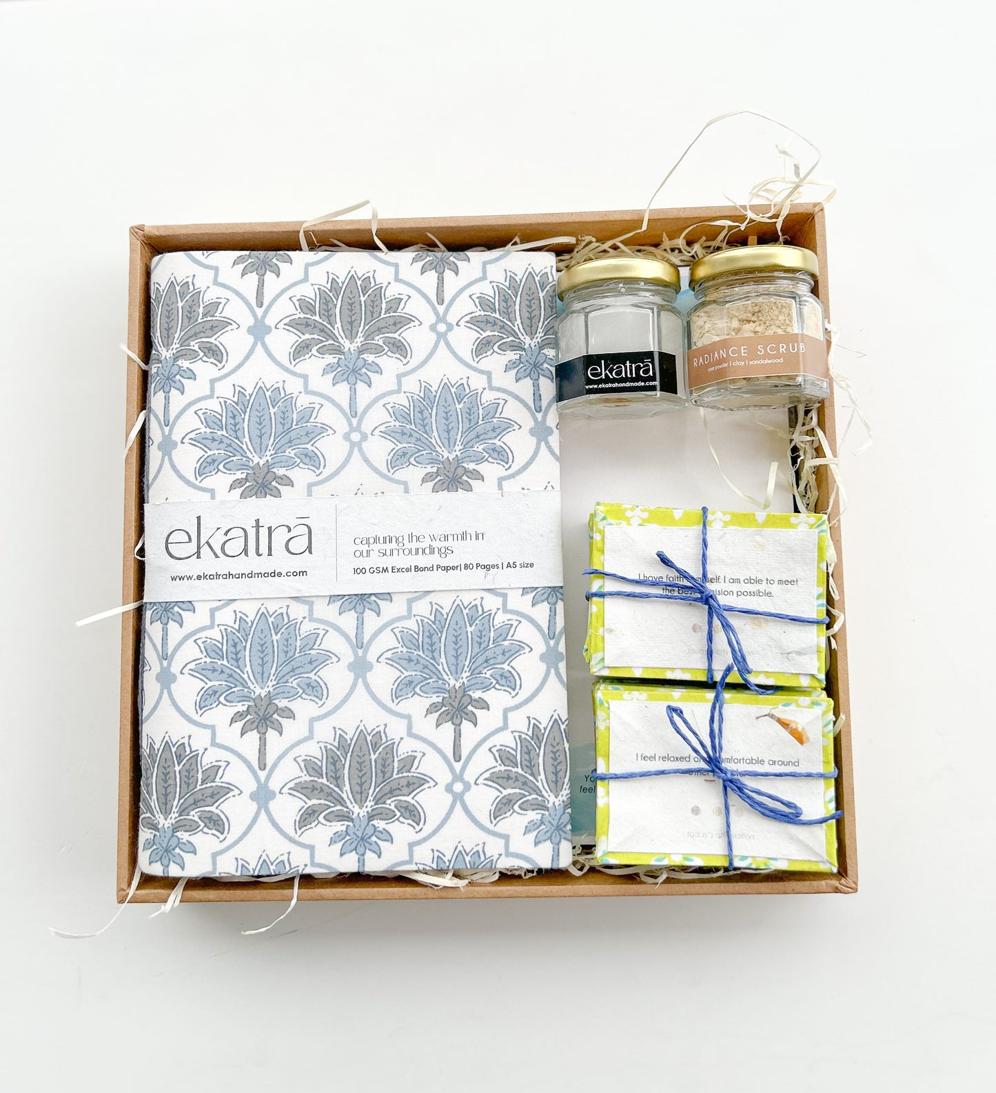 Ekatra Self care box : Elevate Your Well-Being with our Thoughtfully Curated Collection | Sustainable | Eco friendly | 10 Products