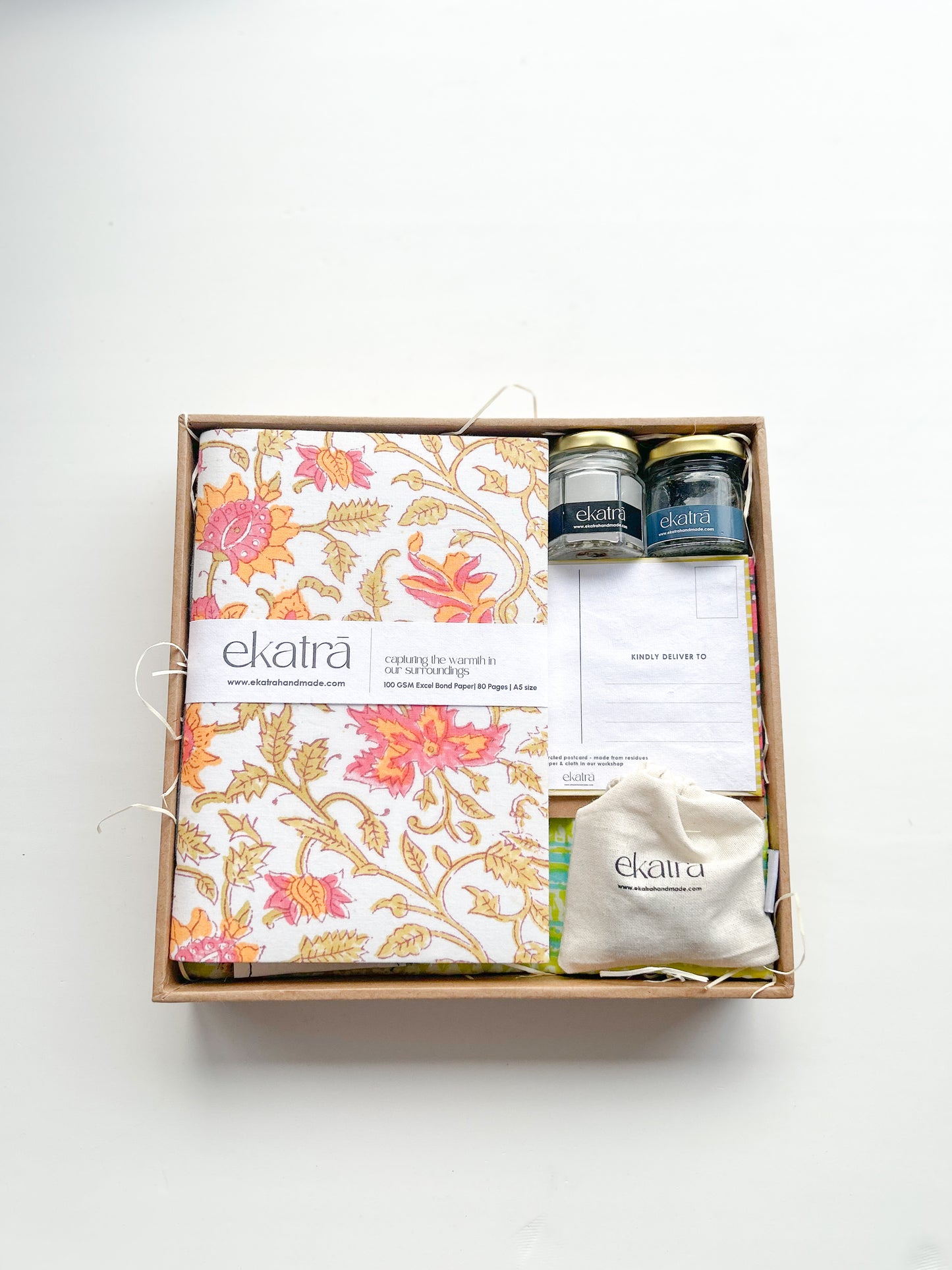 Sustainable Thoughtful Hamper by Ekatra - Pink Floral