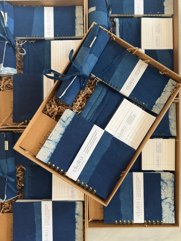 All in indigo