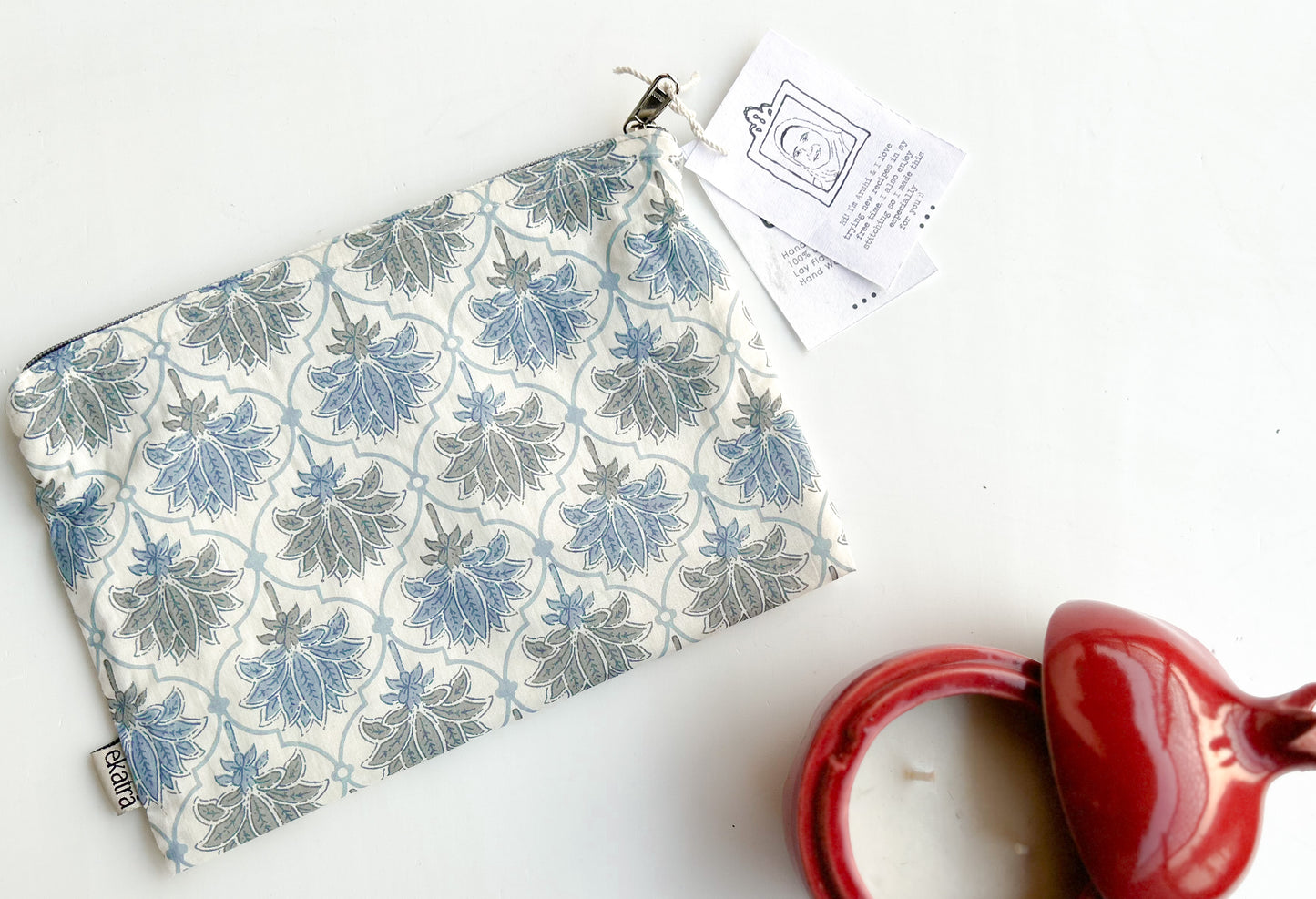 Sustainable Cotton Travel Pouch/Organizer by Ekatra