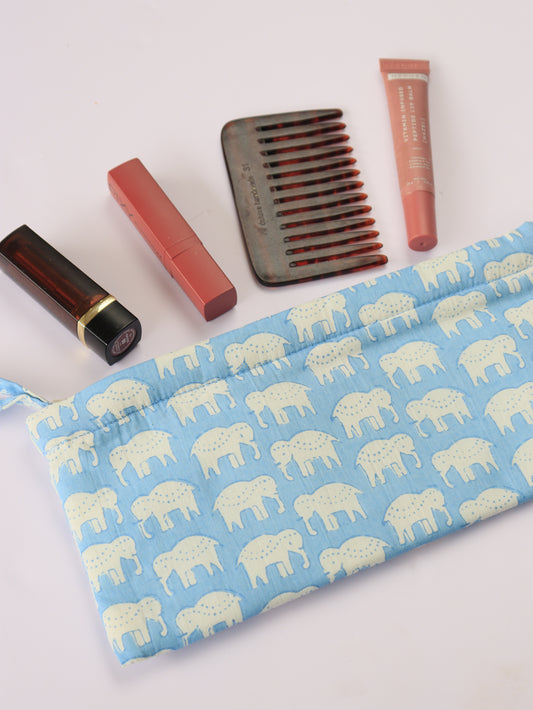 Sustainable Cotton Travel Pouch/Organizer by Ekatra - Small Pouch