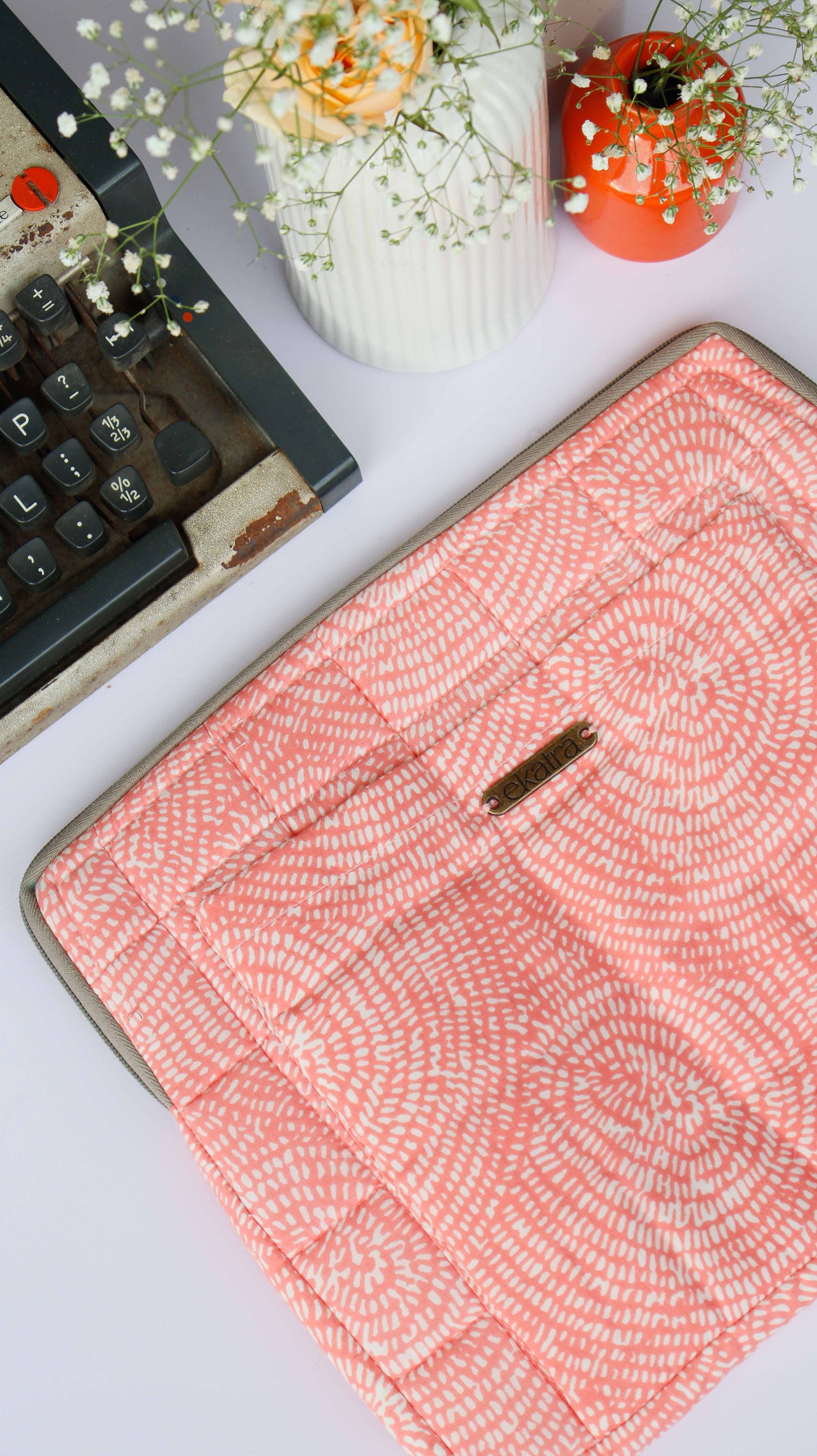 Cotton Laptop Sleeve/Cover