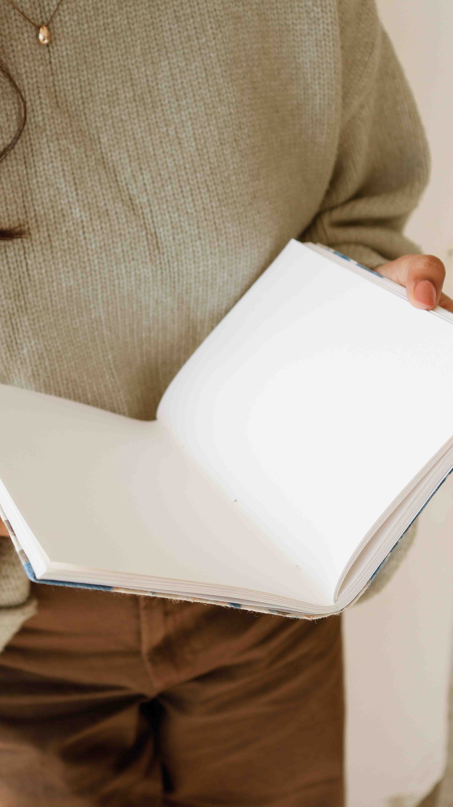 Handcrafted Sustainable A5 Unruled 100 GSM Paper Journal by Ekatra