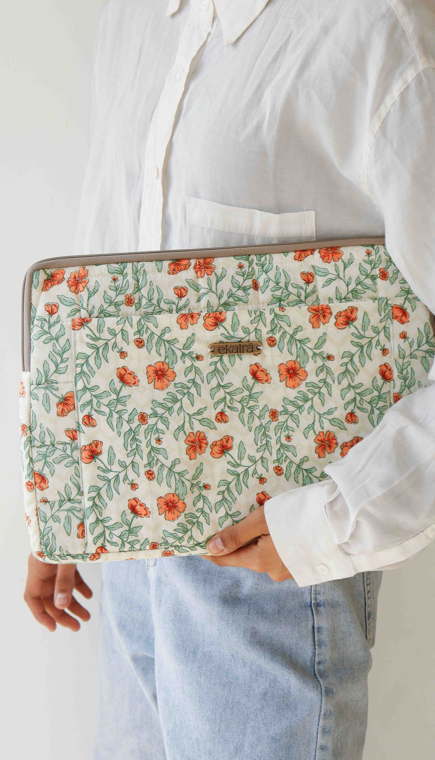 Cotton Laptop Sleeve/Cover