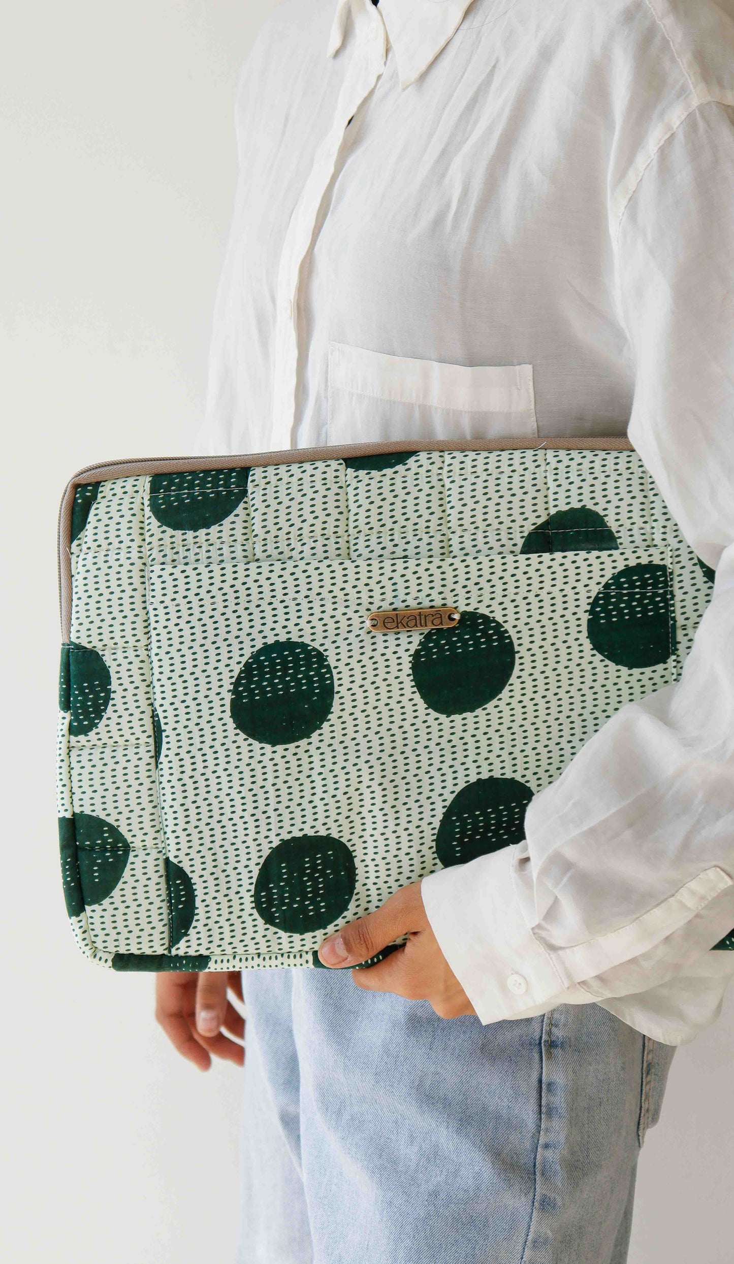 Cotton Laptop Sleeve/Cover