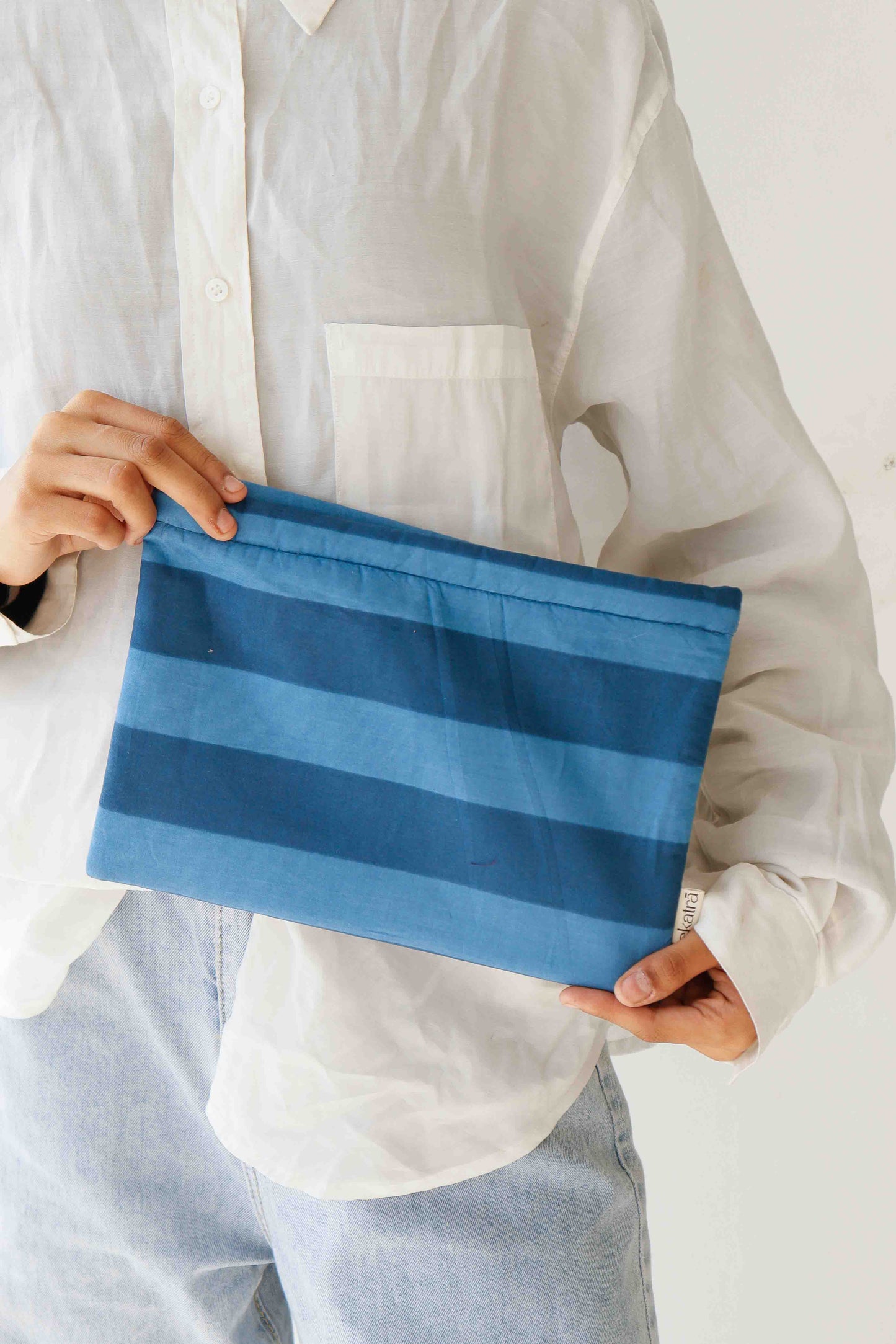 Sustainable Cotton Large Pouch by Ekatra