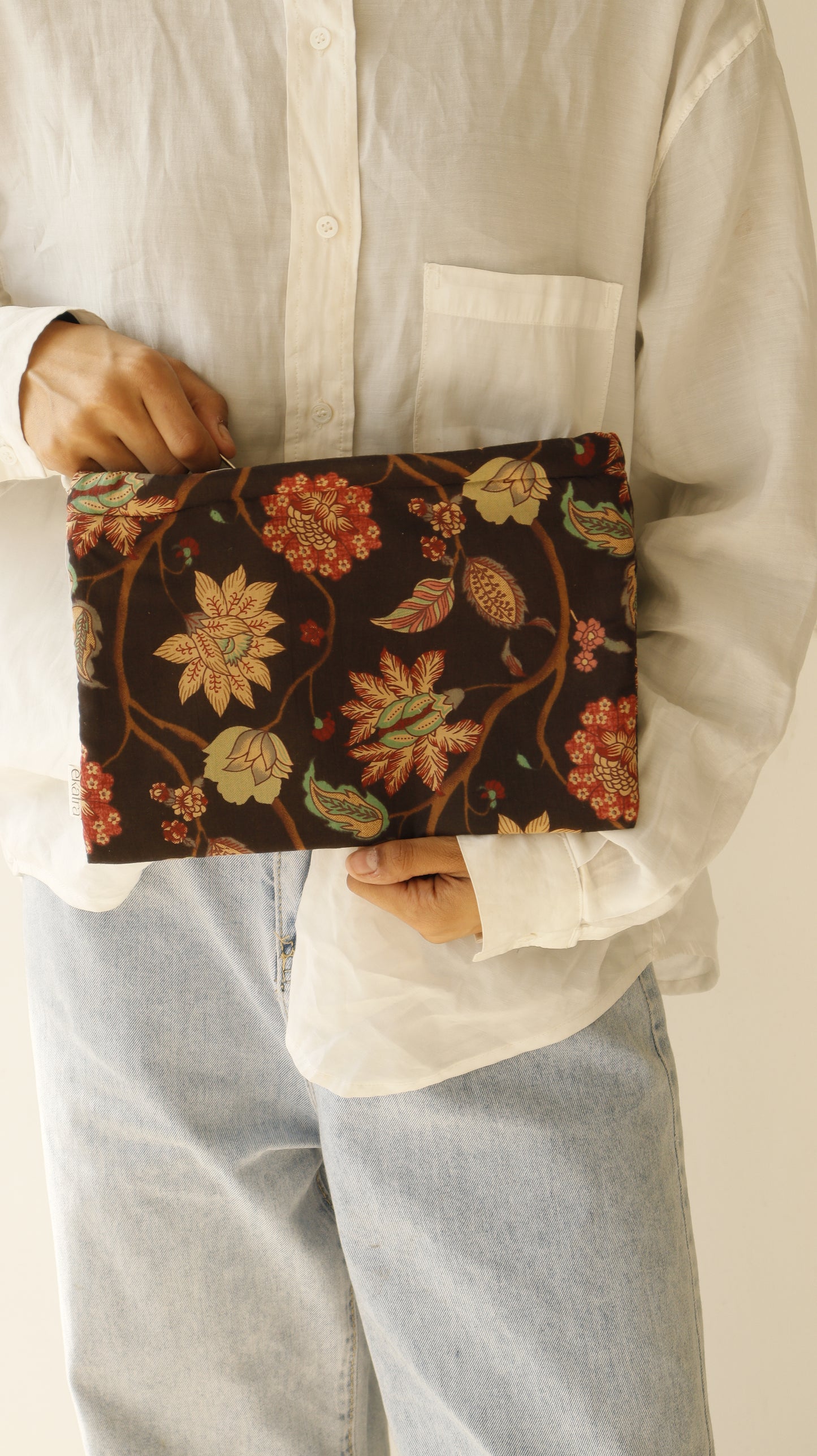 Sustainable Cotton Large Pouch by Ekatra