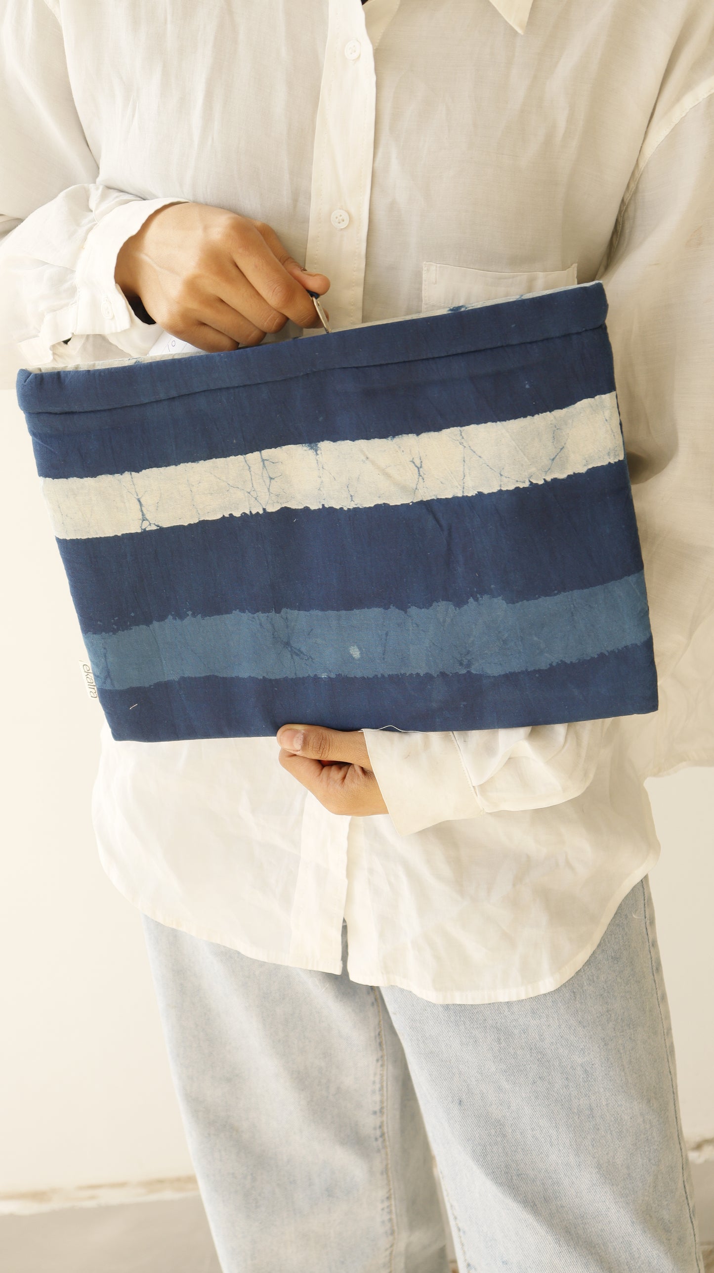 Sustainable Cotton Large Pouch by Ekatra