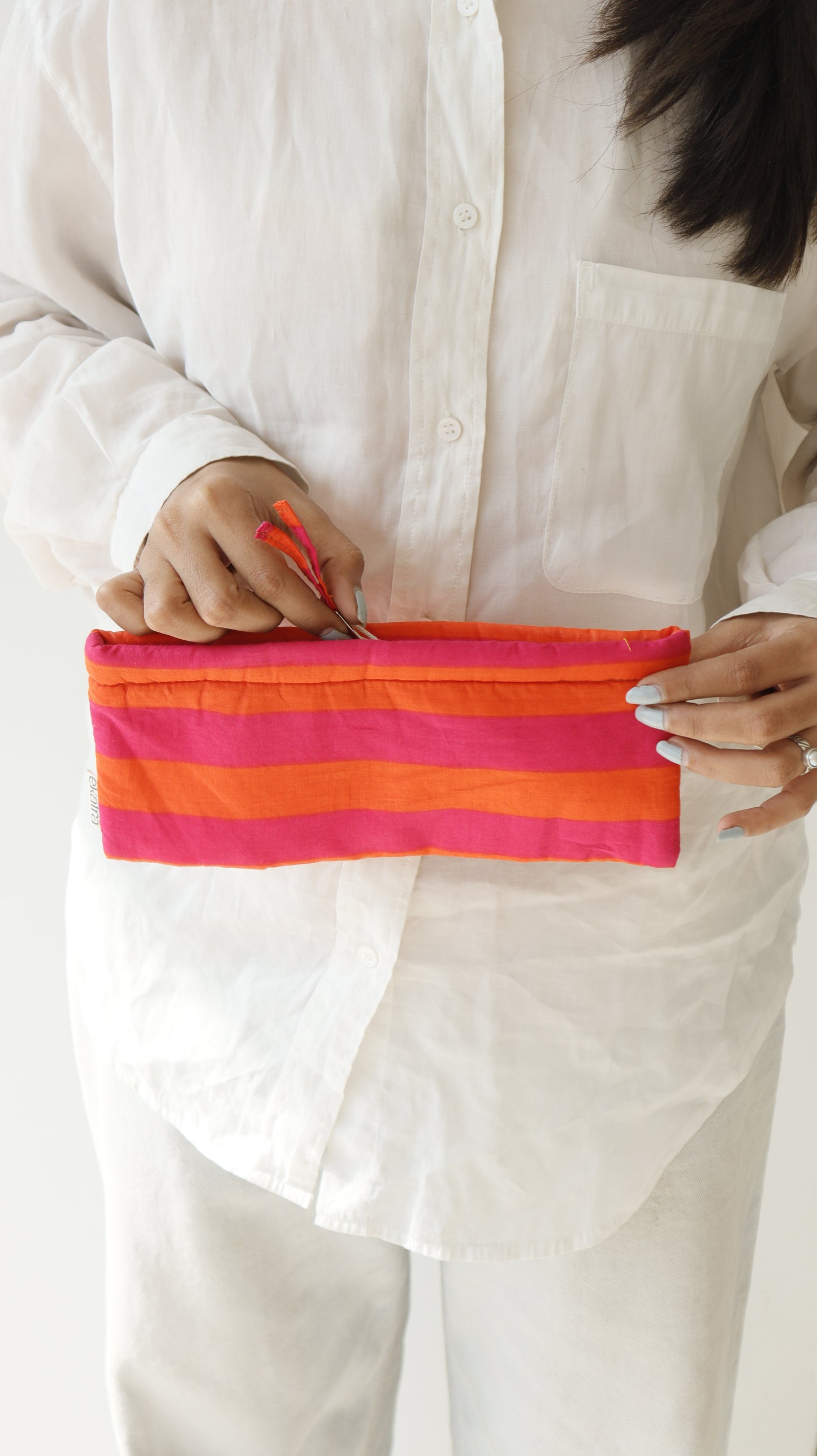 Sustainable Cotton Travel Pouch/Organizer by Ekatra - Small Pouch