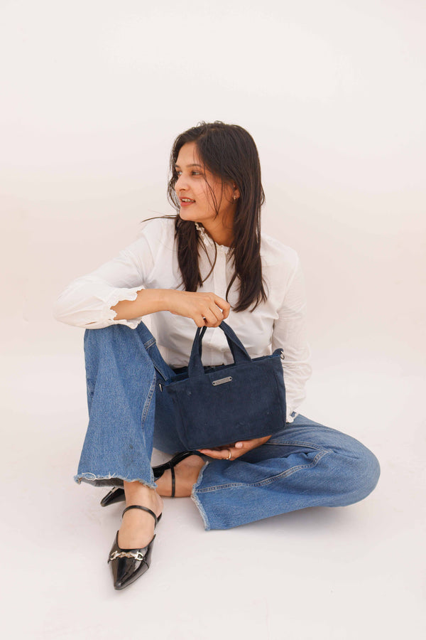 Corduroy Mini Tote