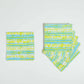100% Cotton Sustainable Cloth Coasters  - Set of 6
