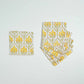 100% Cotton Sustainable Cloth Coasters  - Set of 6