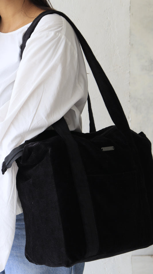 Corduroy Shopper’s Tote