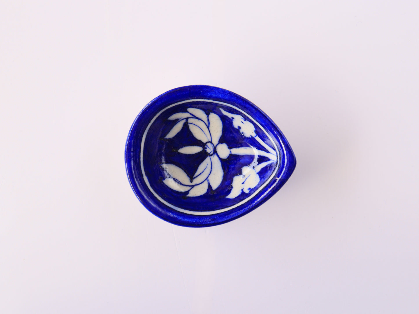 Blue Pottery Diya