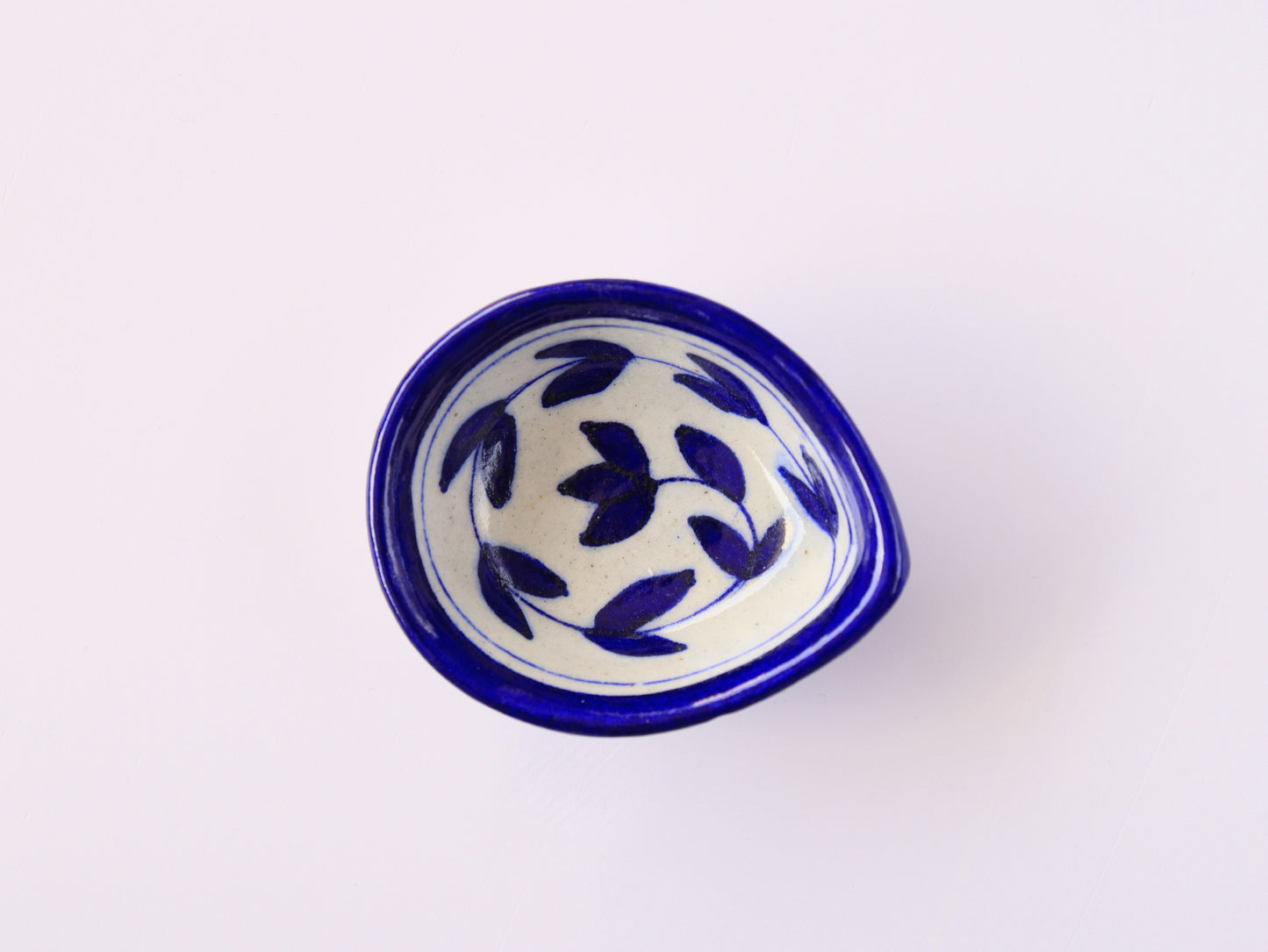 Blue Pottery Diya