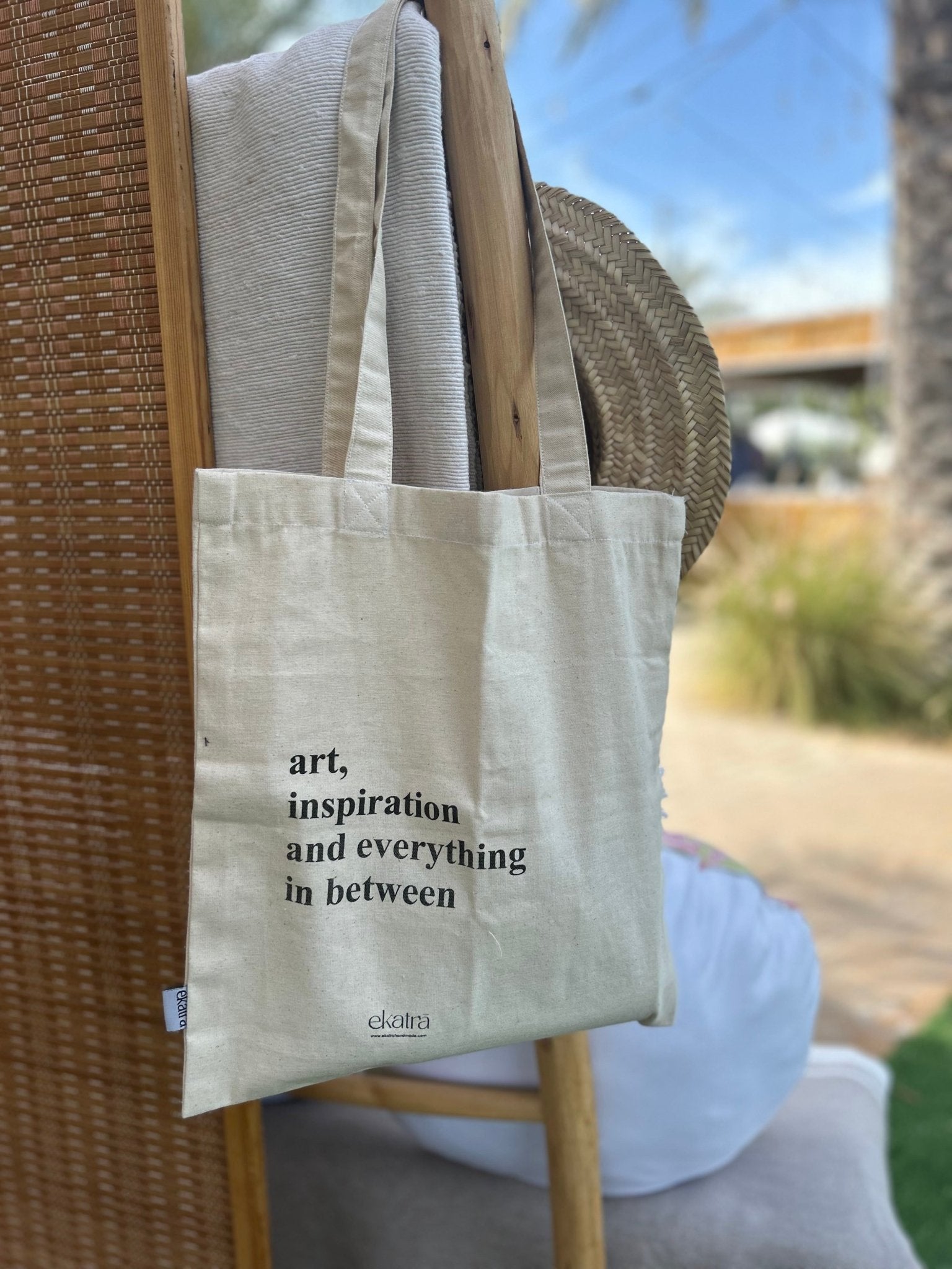 Day tote - Woven Cotton Art