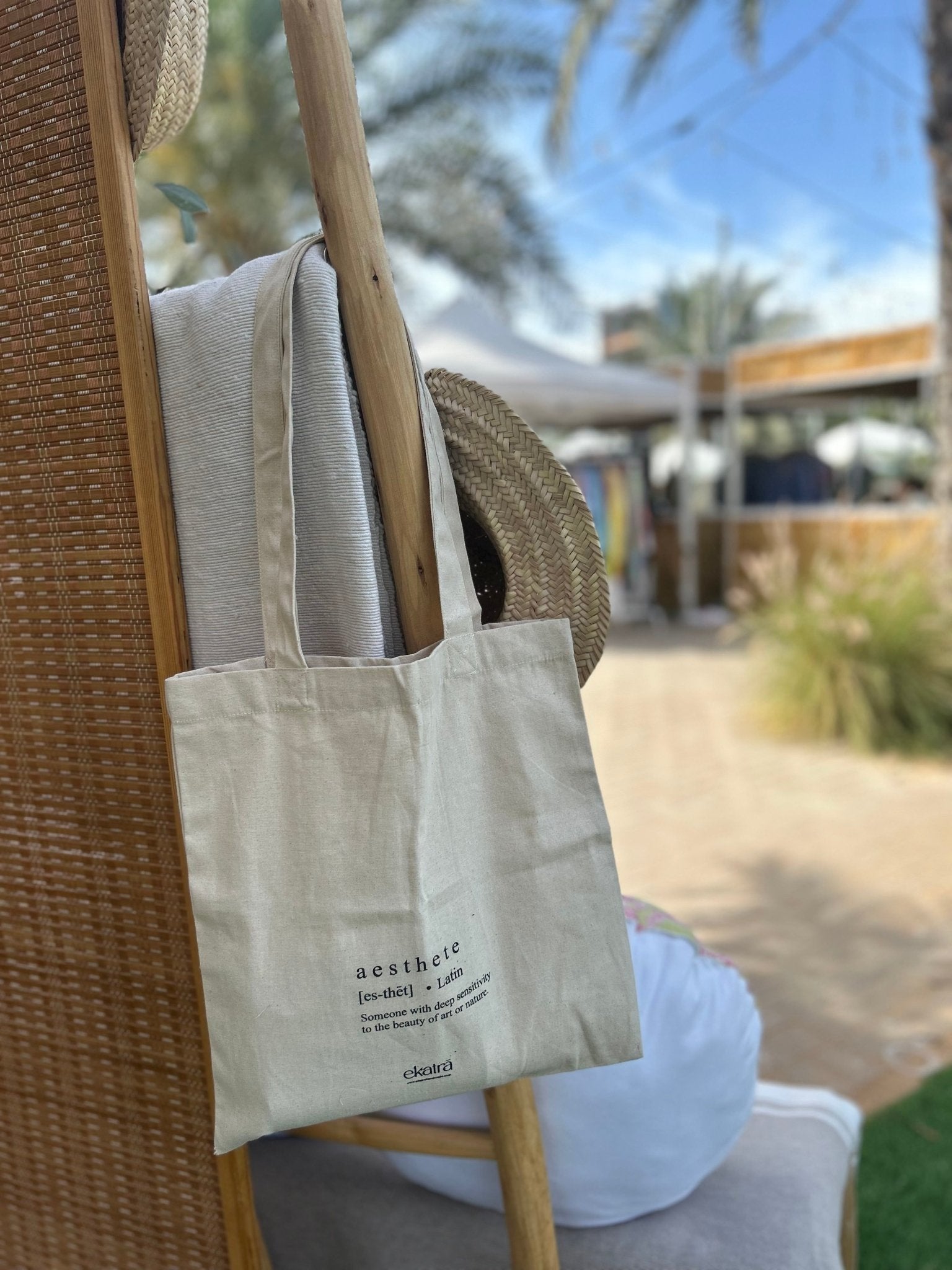 Day tote - Woven Cotton Aesthete