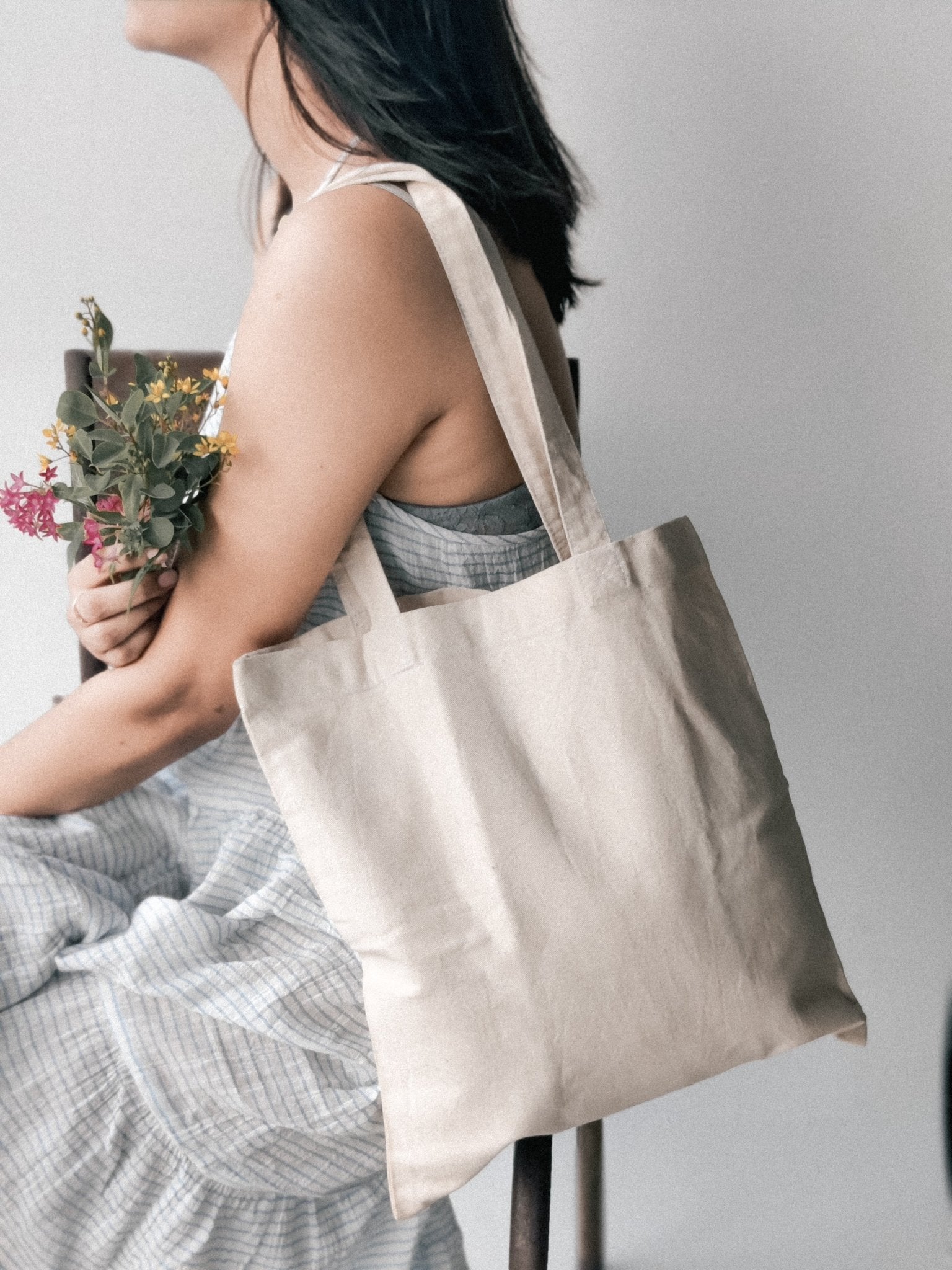 Day tote - Woven Cotton Simplicity