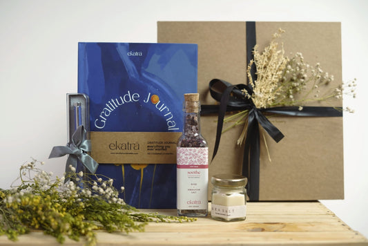 Ekatra Wellbeing Hamper - Soothing and calm - ekatrahandmade.com