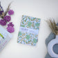 Handcrafted Sustainable A5 Unruled 100 GSM paper Journal by Ekatra Green Leafy Floral