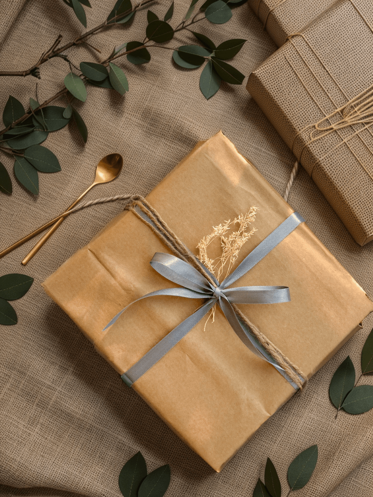 Her Littler Things Sustainable gift Hamper Bamboo Paper Wrap