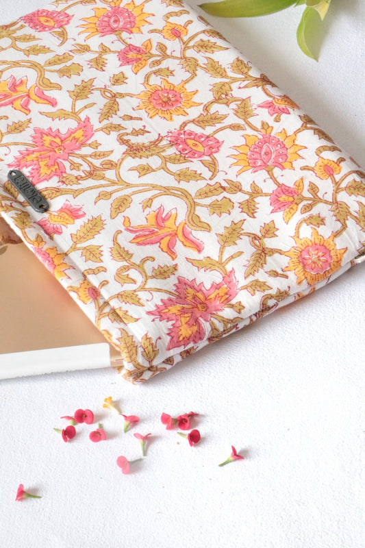 I-pad Sleeve Pink Floral