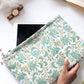 I-pad Sleeve Green Floral 10.9"