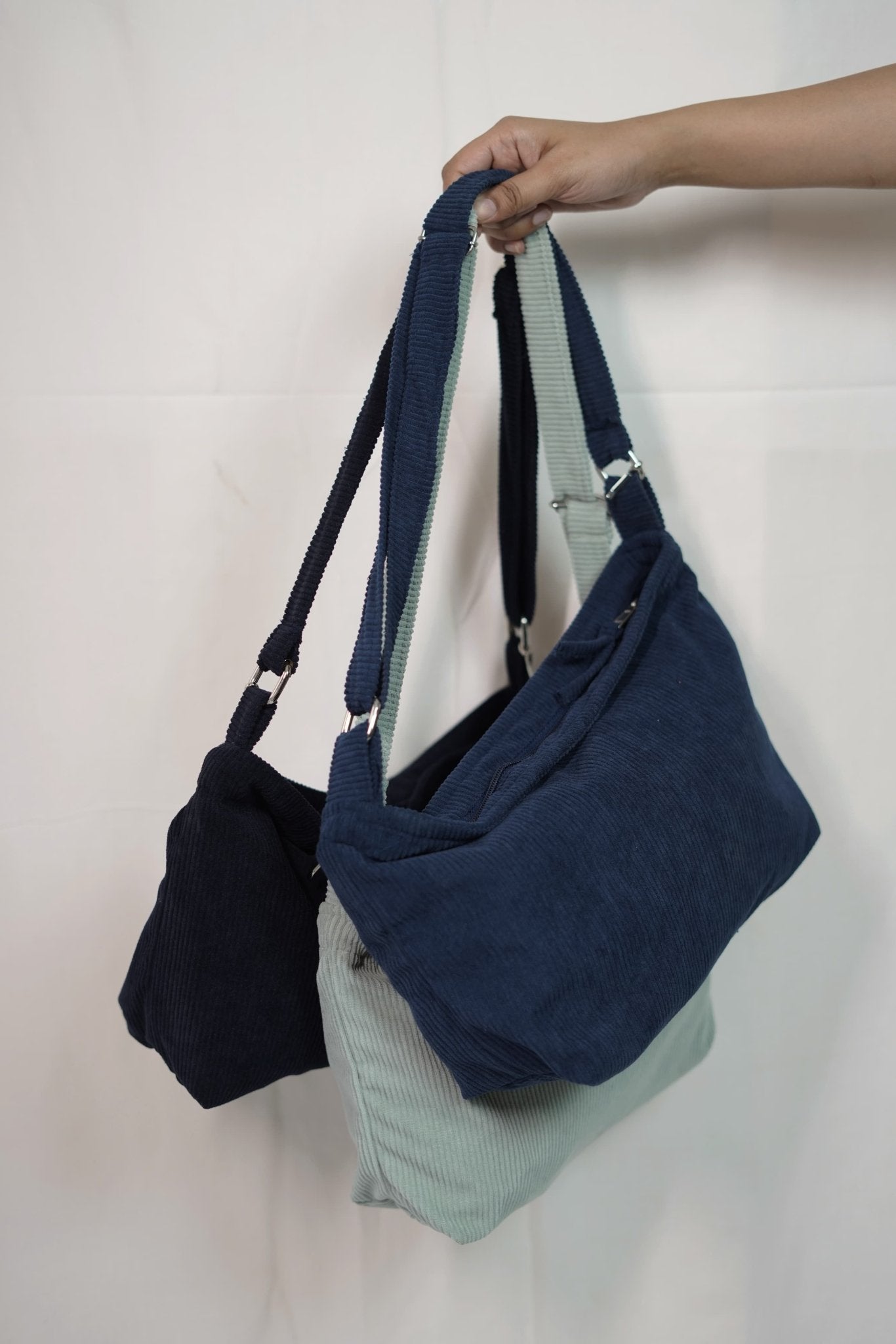 Minimalist Corduroy Sling Bag