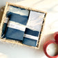 Stationery Loaded Gift hamper personalized by Ekatra Loaded Gift Box - Indigo Stripes