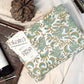 Sustainable Cotton Travel Pouch/Organizer by Ekatra Green Floral