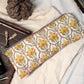 Sustainable Cotton Travel Pouch/Organizer by Ekatra - Small Pouch Yellow floral