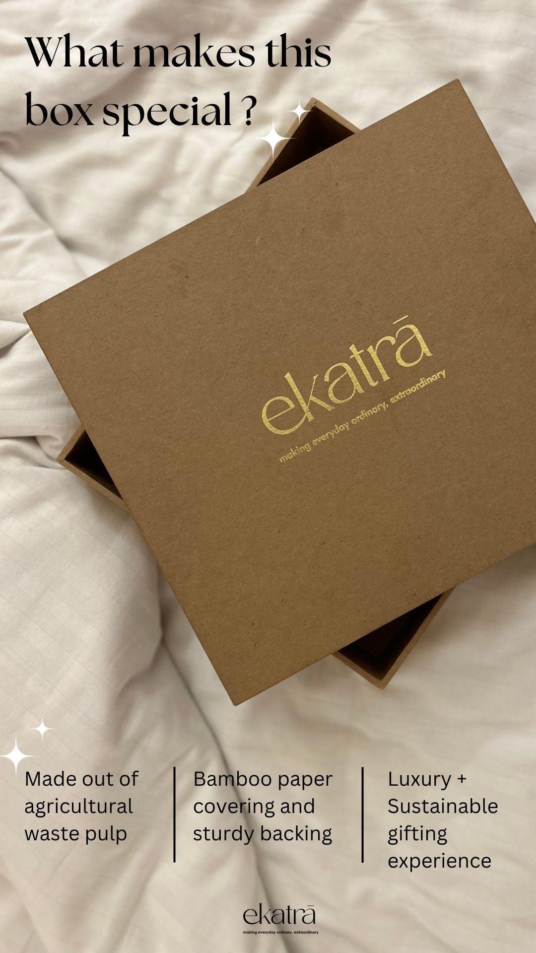 Sustainable Gratitude Hamper by Ekatra - Blue Solid