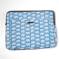 Sustainable Handmade Cotton Laptop Sleeve/Laptop Cover by Ekatra - Elephant Motif