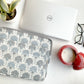 Sustainable Handmade Cotton Laptop Sleeve/Laptop Cover by Ekatra - Lotus