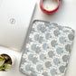 Sustainable Handmade Cotton Laptop Sleeve/Laptop Cover by Ekatra - Lotus