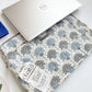 Sustainable Handmade Cotton Laptop Sleeve/Laptop Cover by Ekatra - Lotus