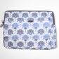 Sustainable Handmade Cotton Laptop Sleeve/Laptop Cover by Ekatra - Lotus