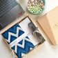 Sustainable Productivity Gift hamper by Ekatra - Indigo Chevron