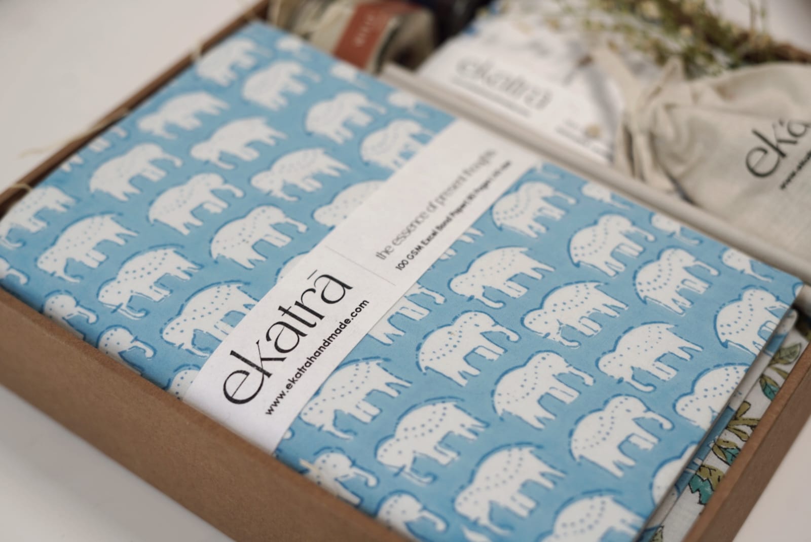 Sustainable Thoughtful Hamper by Ekatra - Elephant Motif