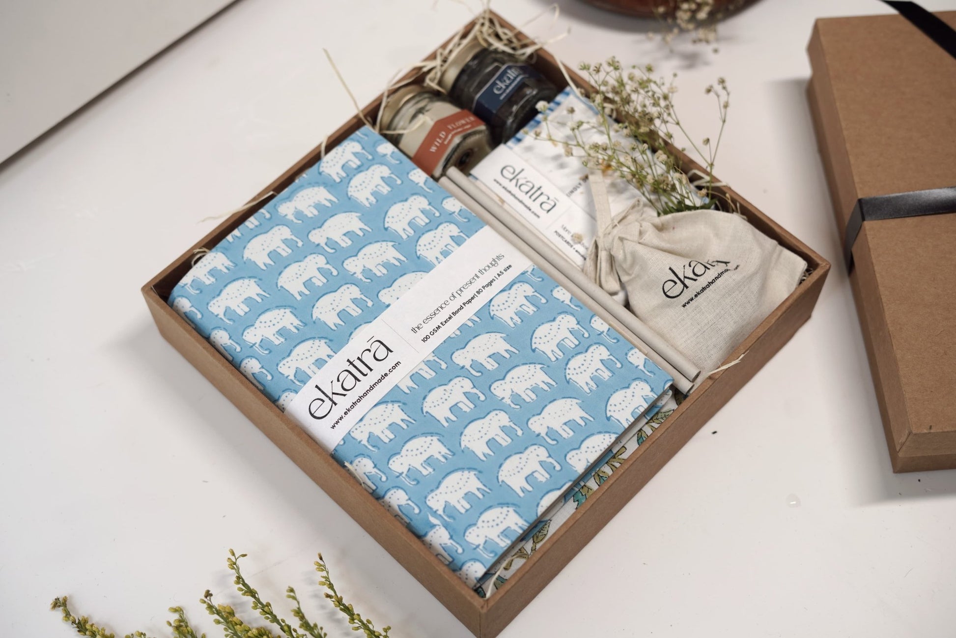 Sustainable Thoughtful Hamper by Ekatra - Elephant Motif