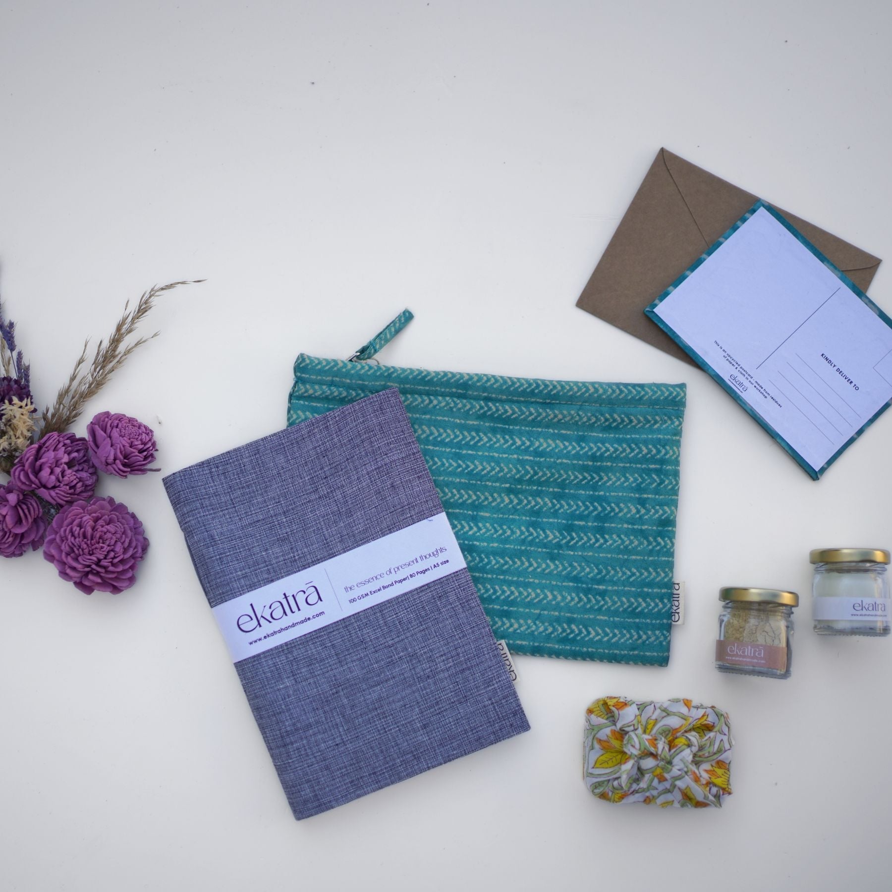 Sustainable Wellness Hamper for all by Ekatra - Solid Grey