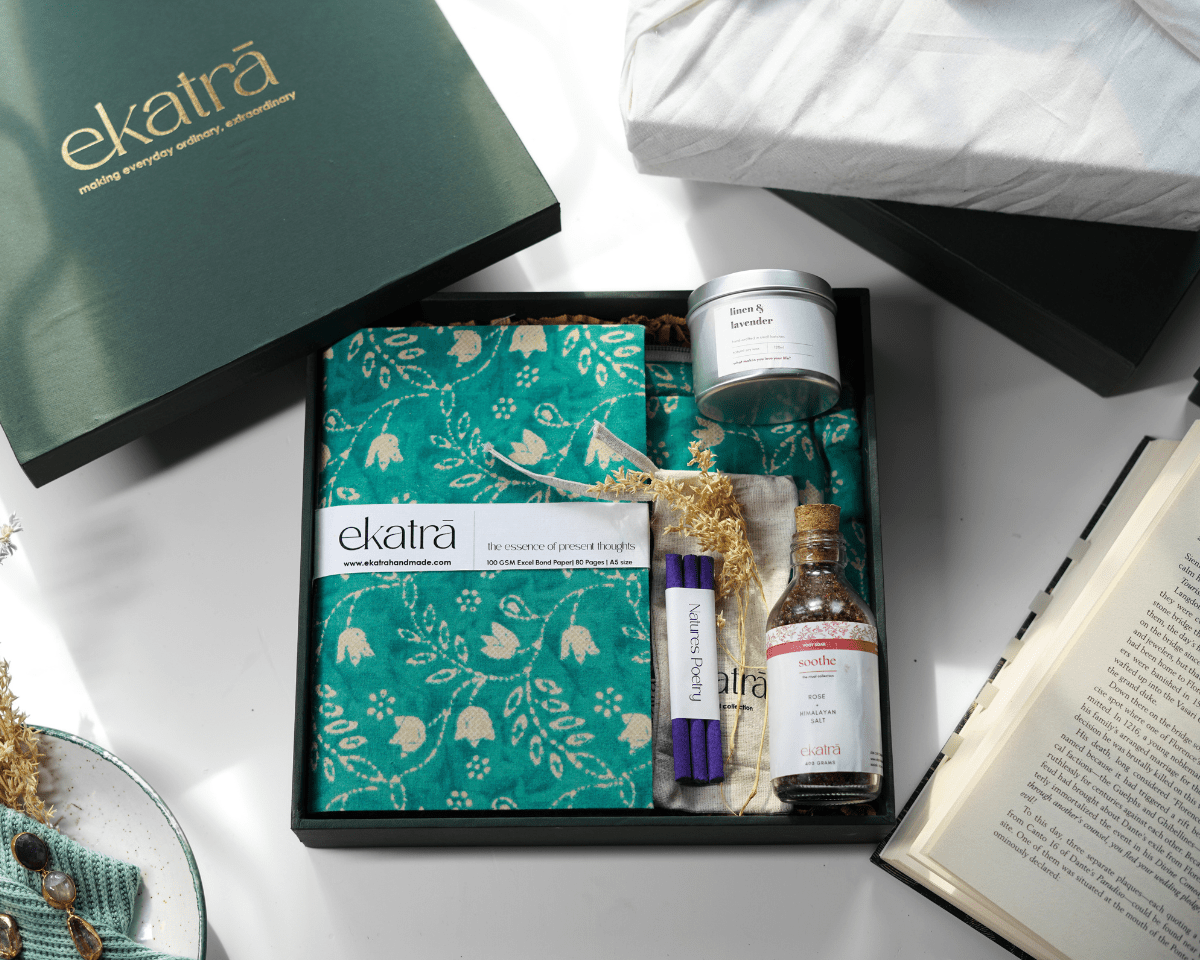 The Ritual Collection - Limited Edit Teal Floral A5 Journal