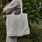 Premium Linen Tote Bags with pockets - Eco Friendly